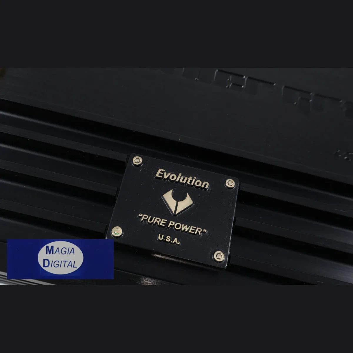 Amplificador 4ch Evolution Vander Graaf 450w Monoblock Open Color Negro