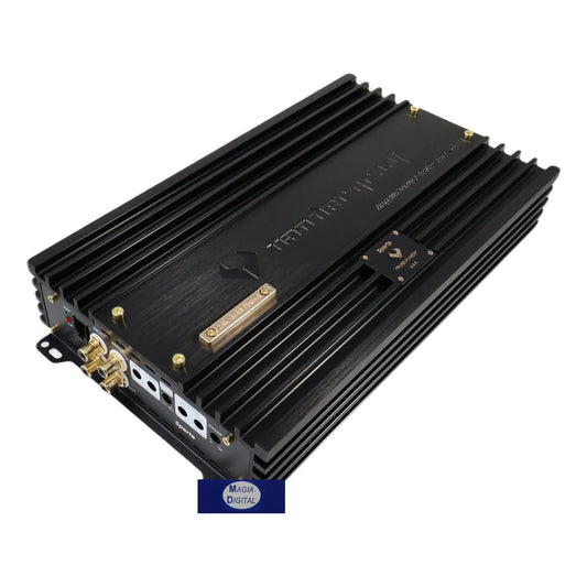 Amplificador Clase D 2ch Sparta Vander Graaf 3500w Monoblock Color Negro