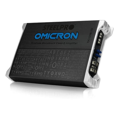 Amplificador Clase D Monoblock 1200w Max Ómicron By Steelpro