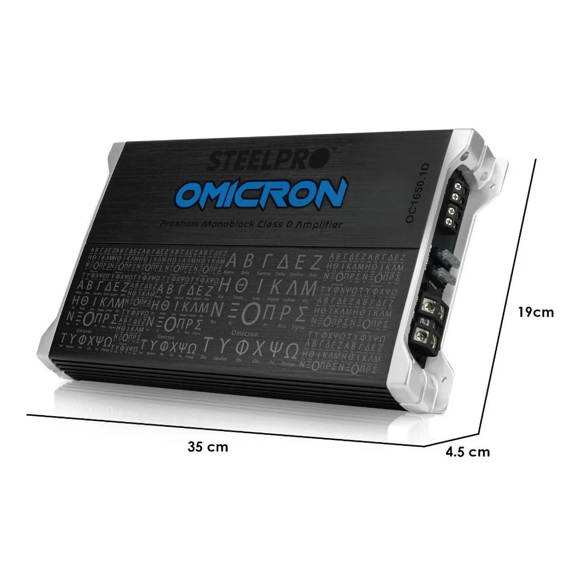 Amplificador Clase D Monoblock 1600w Max Ómicron By Steelpro