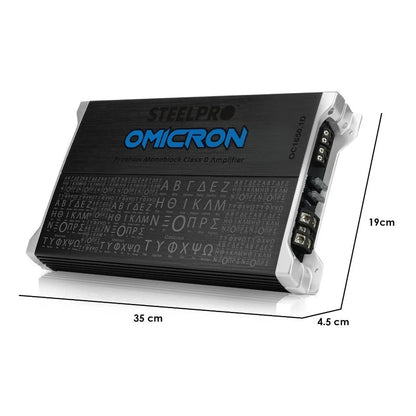 Amplificador Clase D Monoblock 1600w Max Ómicron By Steelpro
