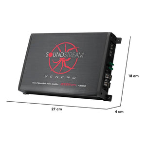 Amplificador Clase D Monoblock 2000w Max Veneno Soundstream