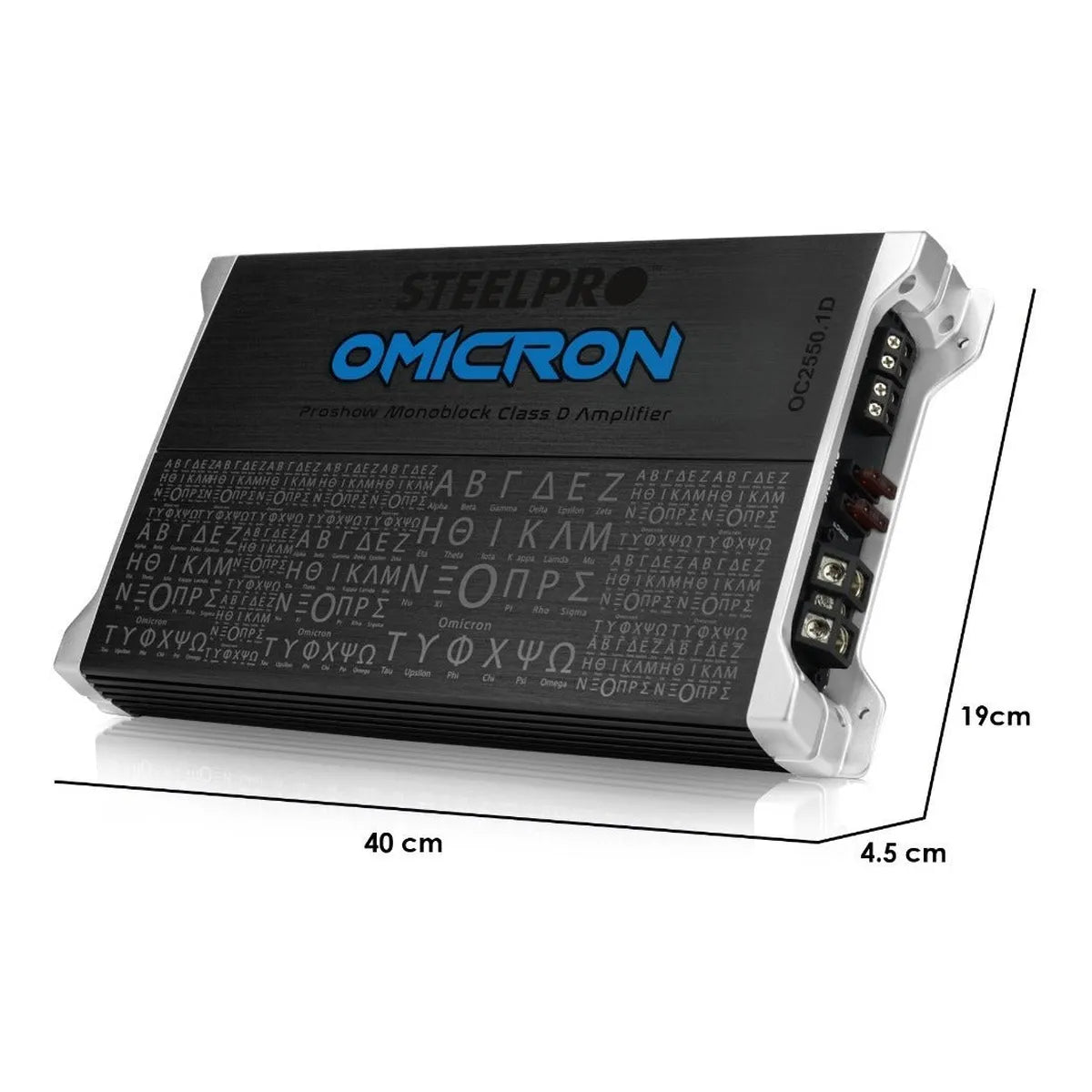 Amplificador Clase D Monoblock 2500w Max Ómicron By Steelpro