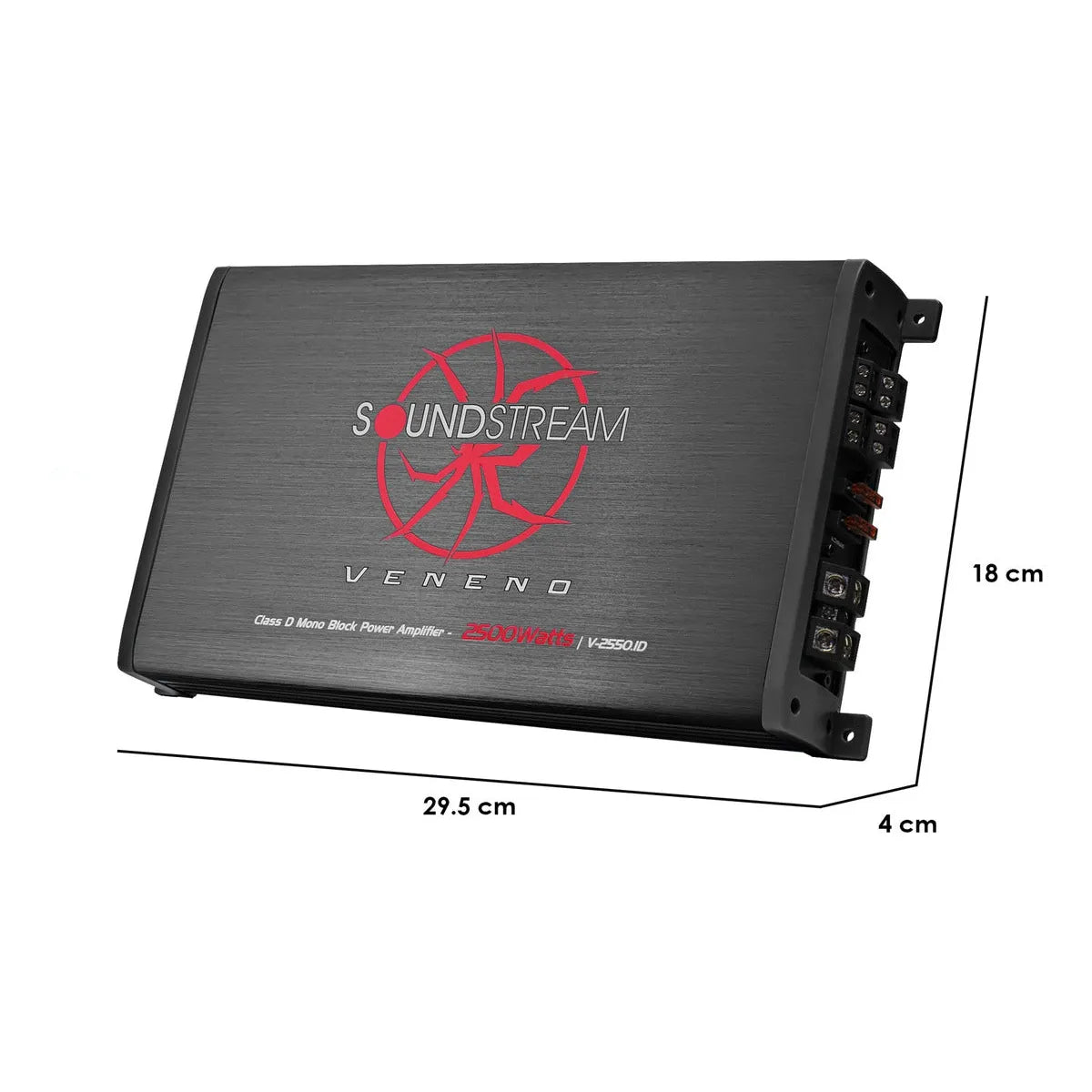 Amplificador Clase D Monoblock 2500w Max Veneno Soundstream
