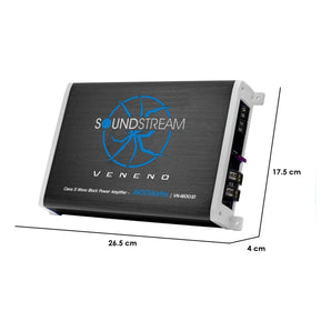 Amplificador Class D Monoblock 1600w Veneno By Soundstream