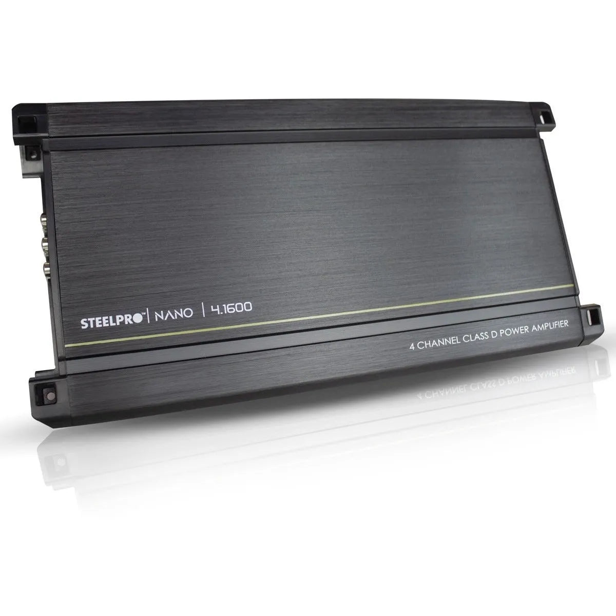 Amplificador Mono Block 4ch Nano 4.1600w Steelpro Color Negro