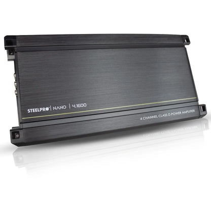 Amplificador Mono Block 4ch Nano 4.1600w Steelpro Color Negro