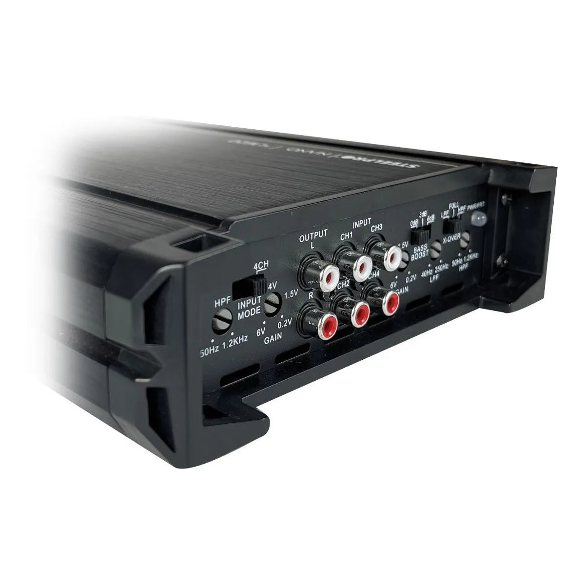 Amplificador Mono Block 4ch Nano 4.1600w Steelpro Color Negro