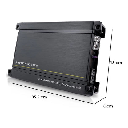 Amplificador Mono Block Tecnologia Nano-1200 W By Steelpro