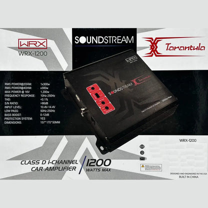 Amplificador Soundstream Tarantula Wrx-1200 1 Canal Clase D 1200w
