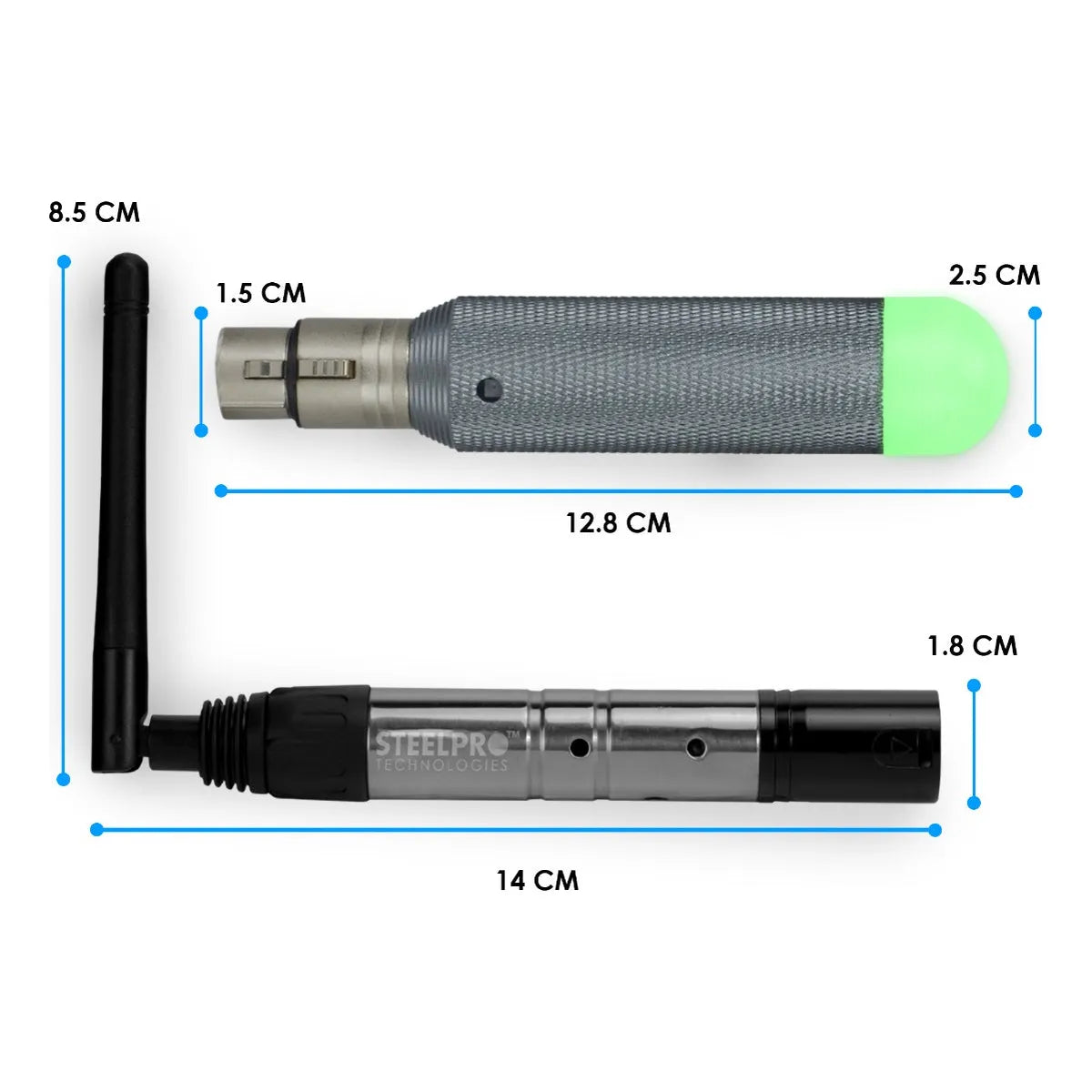 Antenas Inalámbricas Batería Recargable 5w-dmx Steelpro