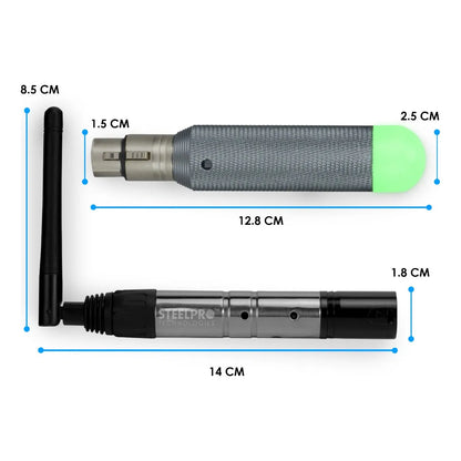 Antenas Inalámbricas Batería Recargable 5w-dmx Steelpro