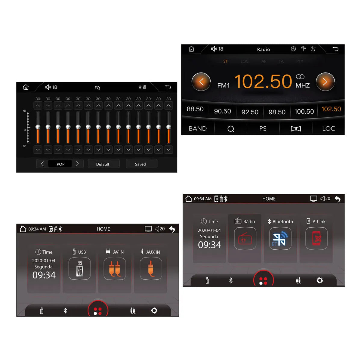 Autoestéreo Pantalla Led Touchscreen 7  Bluetooth Steelpro Auto Smart Connect Con Camara De Reversa Conexion Al Volante Xrz-072