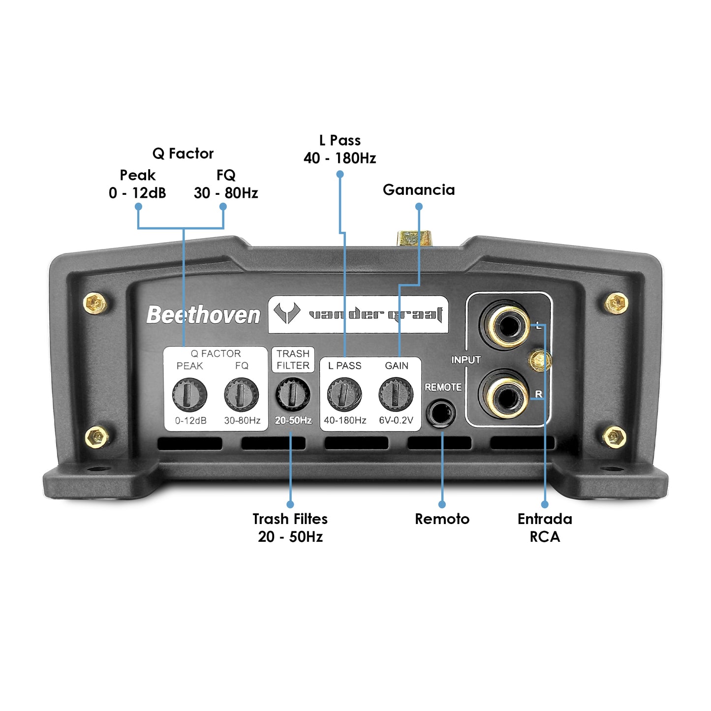 Amplificador Vandergraaf Beethoven Premium 24k Clase D 1ch