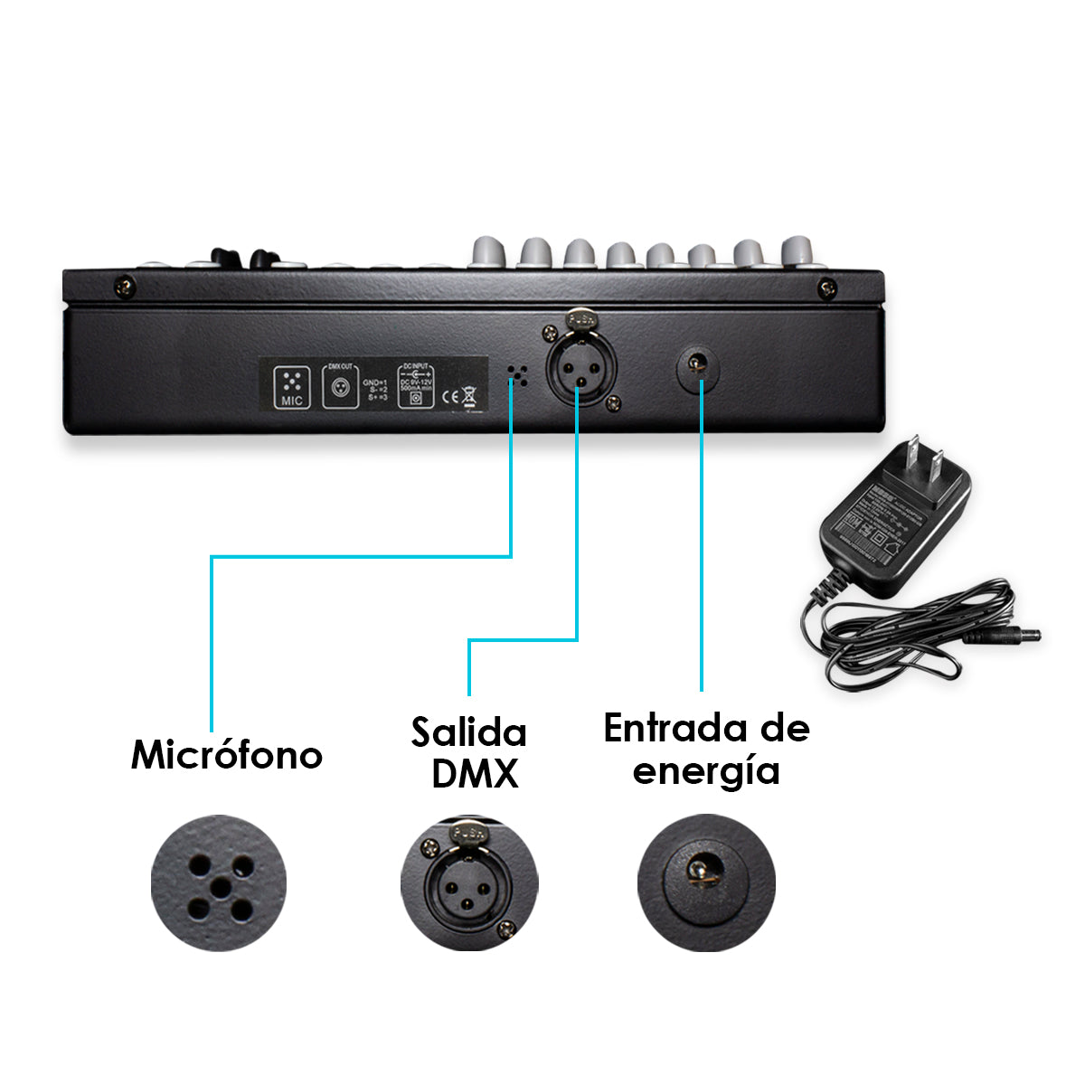Controlador Iluminación Profesional Dmx Steelpro Exact-2000