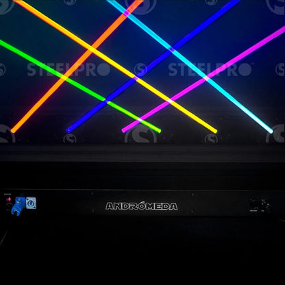 Barra Laser 3 En 1 Rgb Andromeda Steelpro 500mw X 6