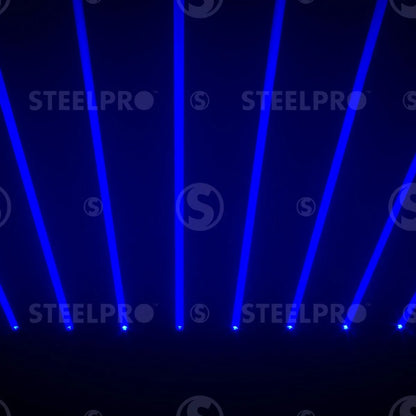 Barra Laser Azul 8 X 500mw Luces Dj - Melody By Steelpro