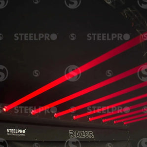 Barra Motorizada 8 Laser Rojo Profesional Steelpro Razor