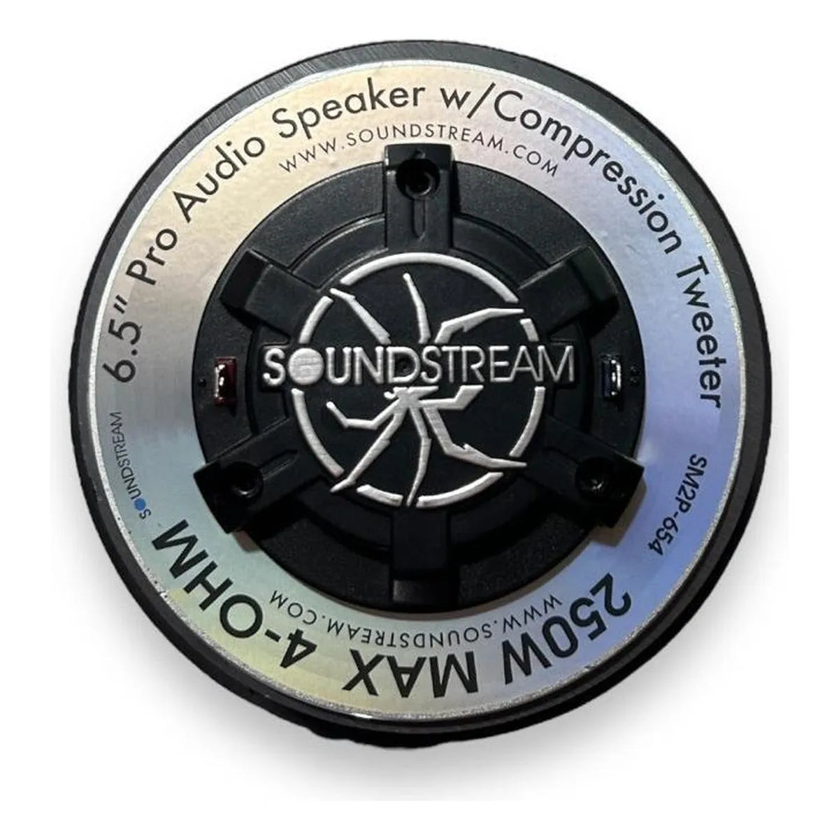Bocina 6x5 Audio Profesional Con Tweeter De Compresion 250w Color Negro
