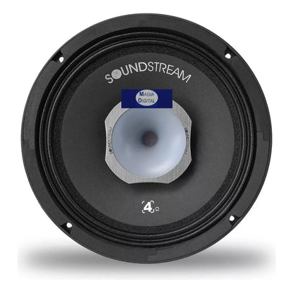 Bocina 6x5 Audio Profesional Con Tweeter De Compresion 250w Color Negro
