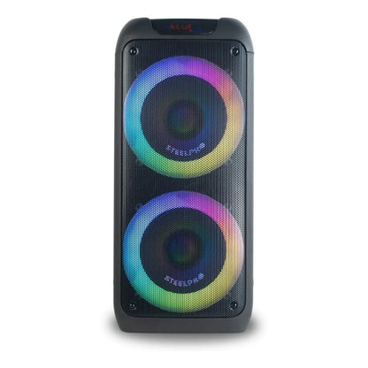 Bocina Portatil Bluetooth Steelpro Nebula Negro Suspension De Aire