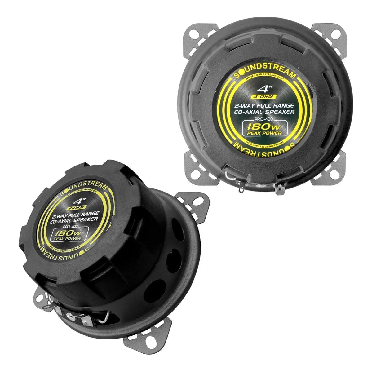 Bocinas Auto 4 PuLG Carbono Pro Kevlar 2 Vías soundstream