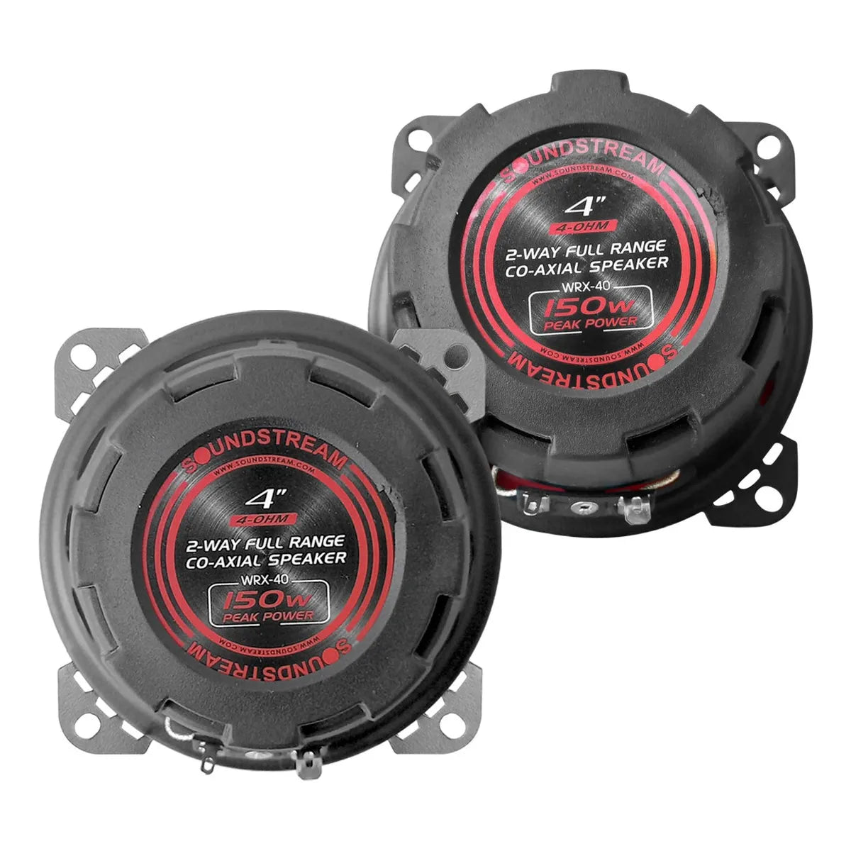 Bocinas Para Auto 4 PuLG Fibra Carbono 2 Vías  Soundstream
