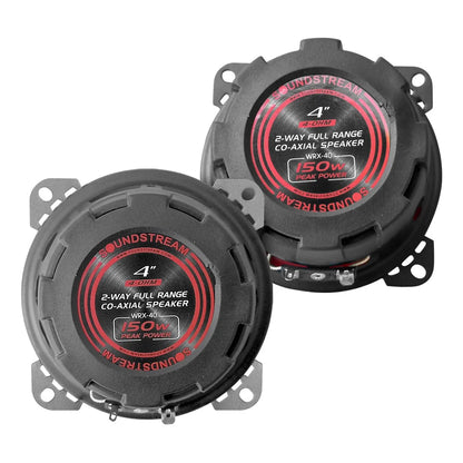 Bocinas Para Auto 4 PuLG Fibra Carbono 2 Vías  Soundstream
