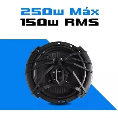 Bocinas Soundstream Full Range 3 Vías 6.5 PuLG 250w Xp6563 Color Negro