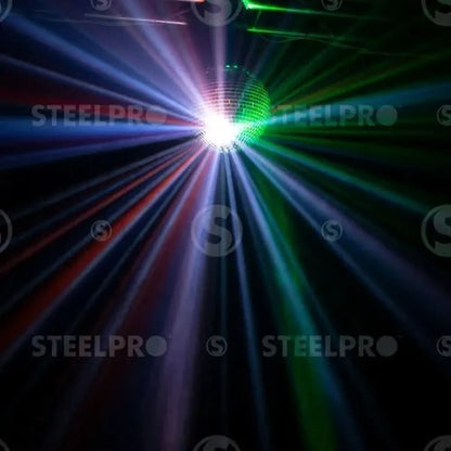Bola Disco De Espejos Motorizada Steelpro 30cm