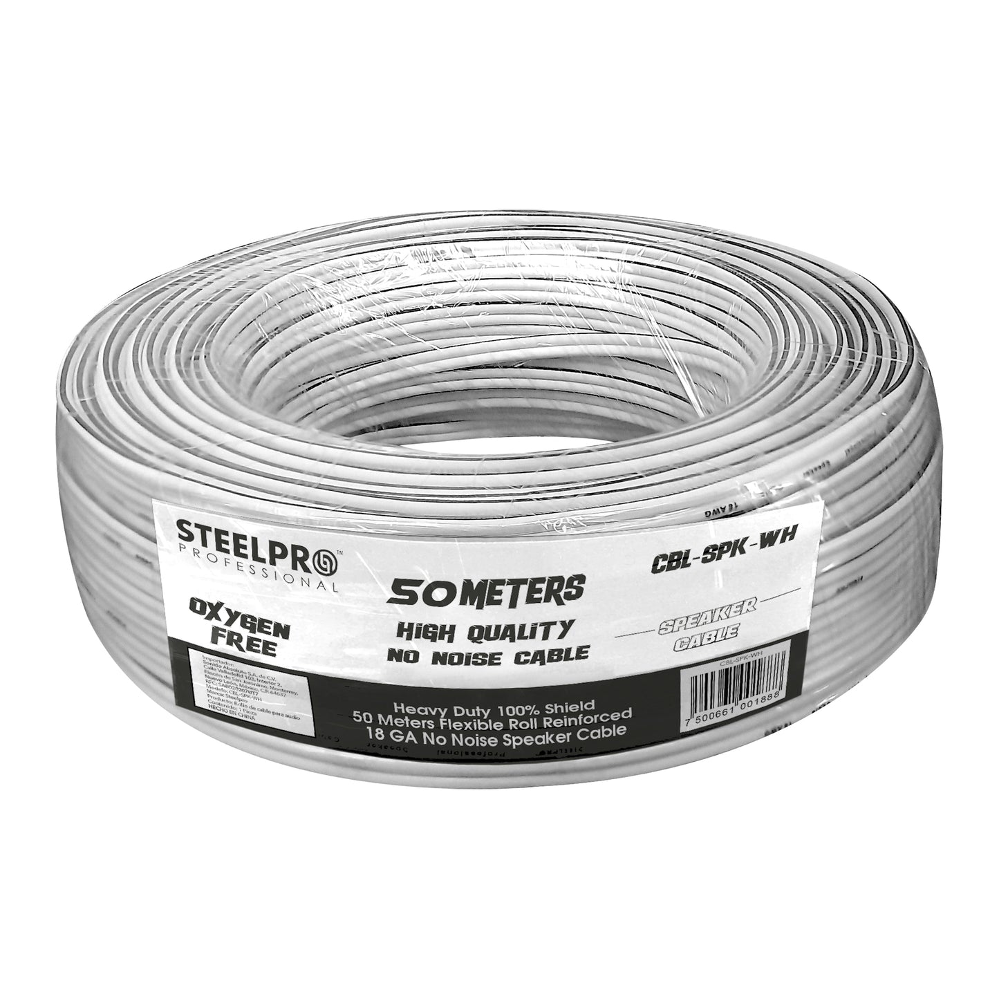 Cable P Amplificador De Audio Steelpro Modelo Cbl-spk-wh