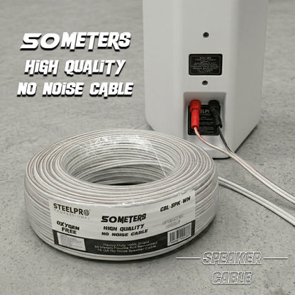 Cable P Amplificador De Audio Steelpro Modelo Cbl-spk-wh