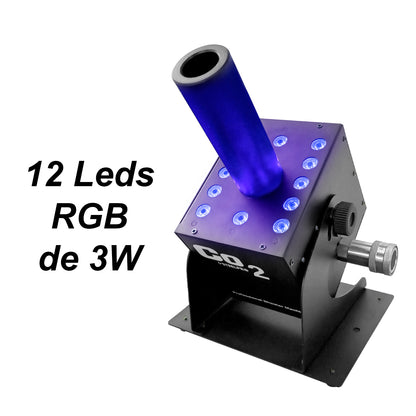Máquina De Efectos Co2 Rgb Escenarios Dj By Steelpro