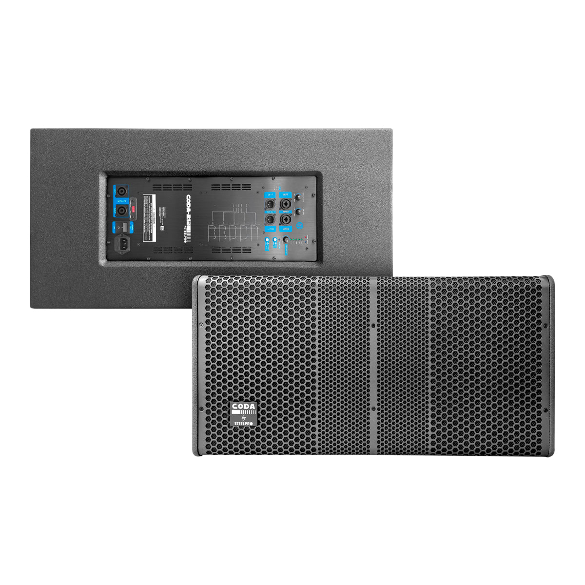 CODA SET Sistema Lineal De 8 Satélites 1 Subwoofer 600w+800w Rms Steelpro