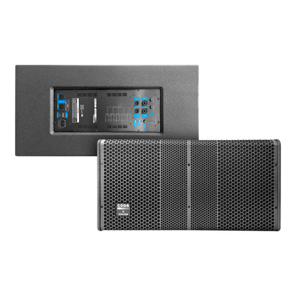 CODA SET Sistema Lineal De 8 Satélites 1 Subwoofer 600w+800w Rms Steelpro
