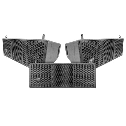 CODA SET Sistema Lineal De 8 Satélites 1 Subwoofer 600w+800w Rms Steelpro