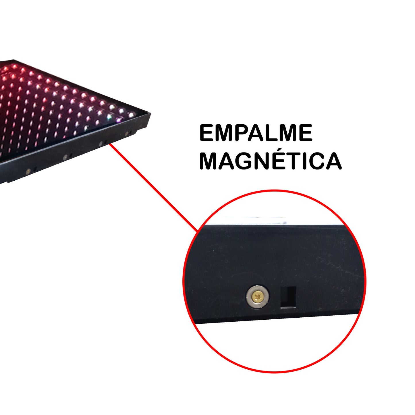 Pista de Baile Infinita Magnética RGB-6060IP-K para Exteriores