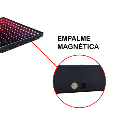 Pista de Baile Infinita Magnética RGB-6060IP-K para Exteriores
