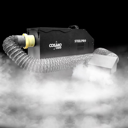 Máquina De Niebla Baja De Agua Escenarios/dj Steelpro Color Negro