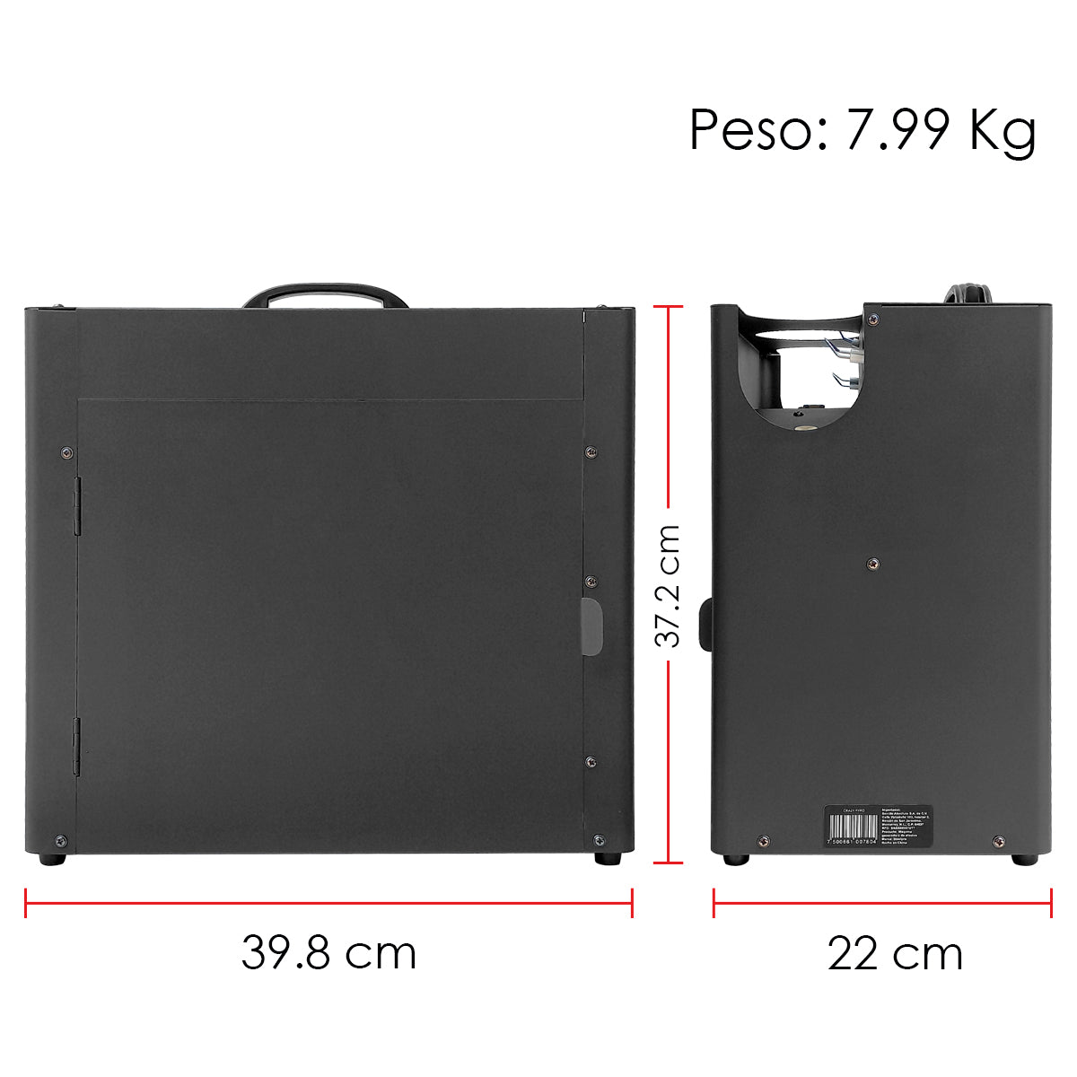 Maquina De Fuego Profesional Crazy Pyro Dmx Steelpro