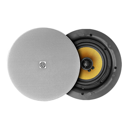 Par de Bocinas para Plafón Steelpro CS65K2PRO 6.5” 100W RMS con Tweeter de Titanio