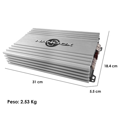 Amplificador Monoblock Clase D 2500W Steelpro CX-1.1000
