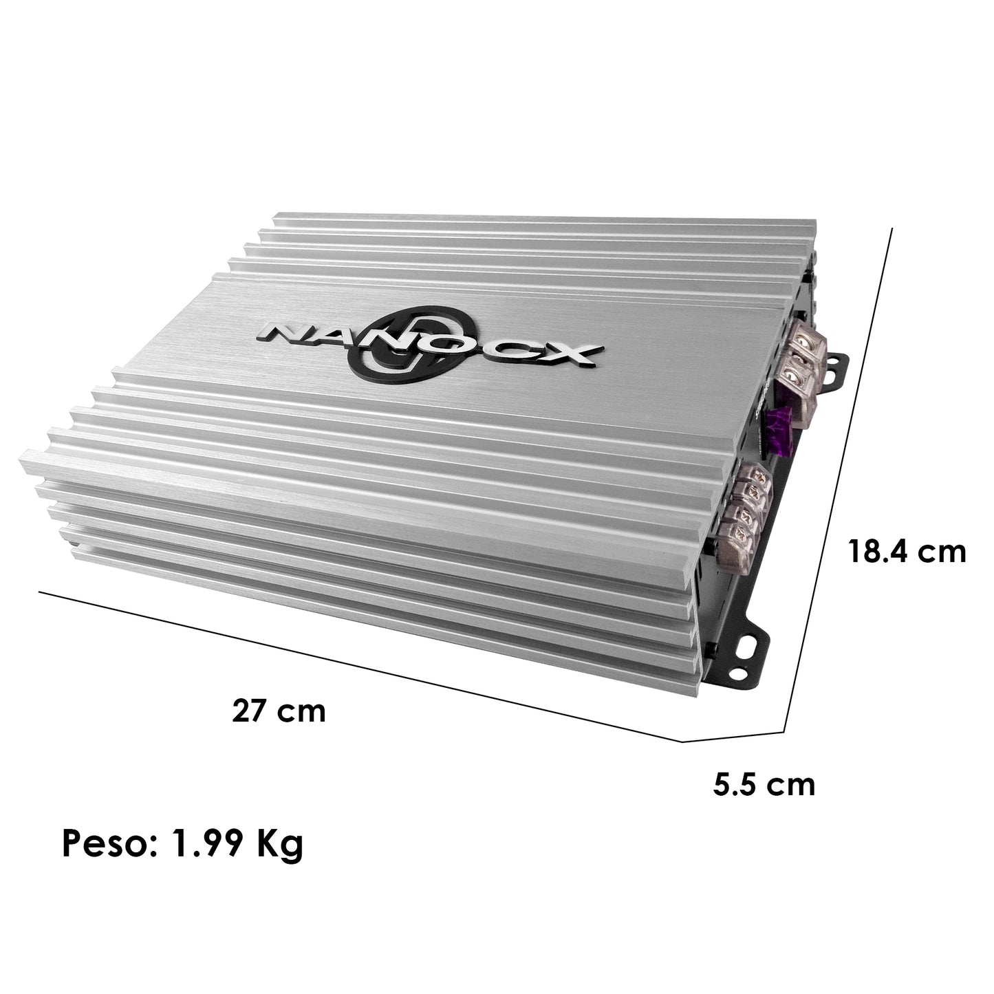 Amplificador Monoblock Híbrido A/B 1200W Steelpro CX-1.400