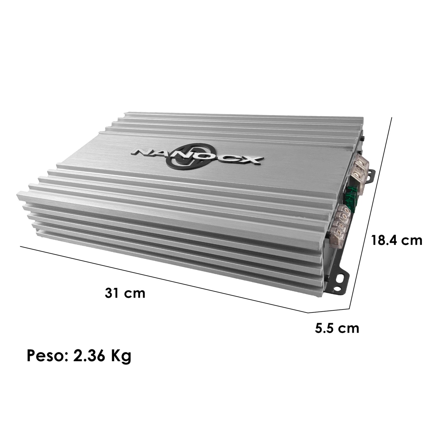 Amplificador Monoblock Híbrido A/B 1600W Steelpro CX-1.500