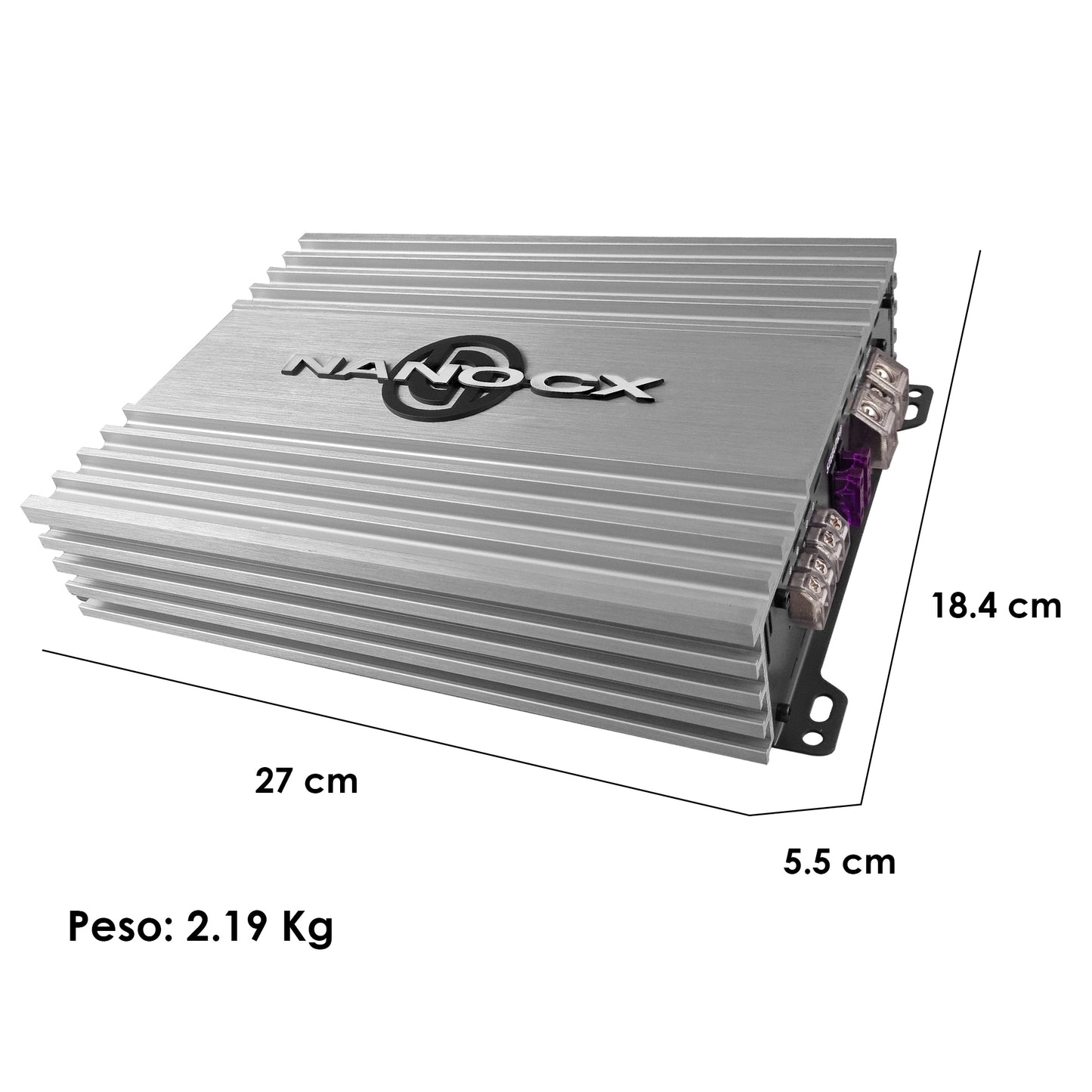 Amplificador Monoblock Clase D 2000W Steelpro CX-1.700