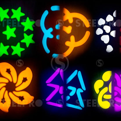 Cabeza Movil De 120w Prisma Rotatorio 7 Gobos - Steelpro