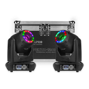 Cabeza Móvil Spot 120w Prisma 5 Caras Aro Smd Case Steelpro