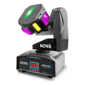 Cabeza Robótica Rgbw Giro Infinito + Laser Verde Steelpro