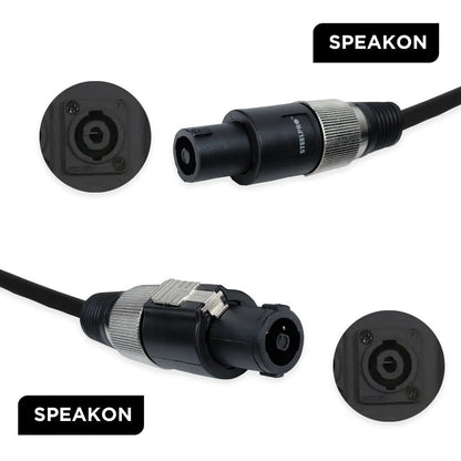 Cable Audio Conector Speakon Reforzado 6m Steelpro