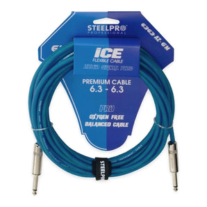 Cable Para Guitarra Profesional 6m Plug6.3-plug6.3 Steelpro
